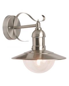 Design outdoor light chrome, Viktória, IP44