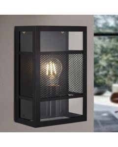 Industrial outdoor light black, Ramla, IP44