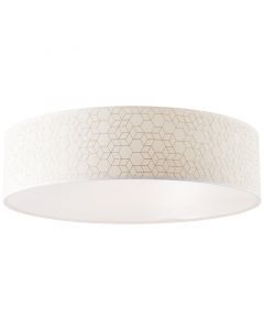 Modern flush ceiling light white, Bojana