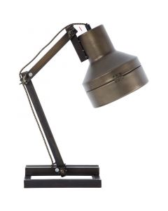 Retro table lamp black, Eliza, with switch