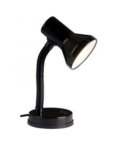 Plastic desk lamp black, Loet, with switch