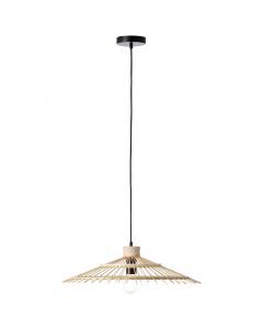 Wood pendant light black, Idris
