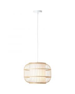 Rustic pendant light wood, Hans