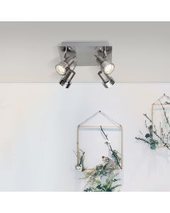 Modern ceiling spotlight chrome, Haven