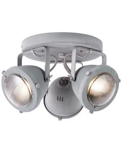 Industrial ceiling spotlight grey, Liza