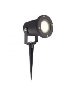 Aluminium garden spike light black, Shanna, IP44