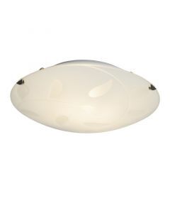 Glass flush ceiling light transparent, Alisson