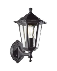 Classic outdoor light black, Radha, IP44