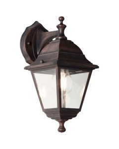 Classic outdoor light rust coloured, Kalle, IP44