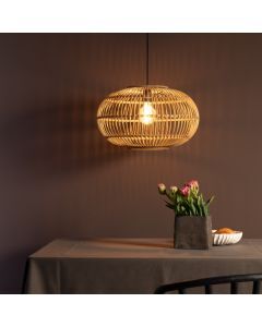 Rattan pendant light brown, Sevim