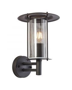 Rustic outdoor light black, Gezina, IP44