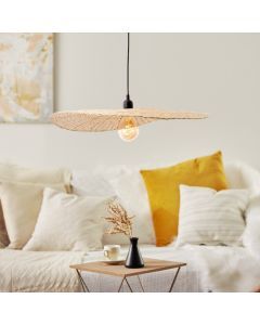 Wood pendant light beige, Georgina
