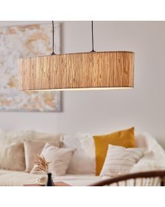 Rustic pendant light beige, Wenda