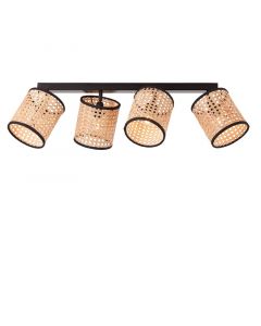 Rustic ceiling spotlight beige, Emmelie