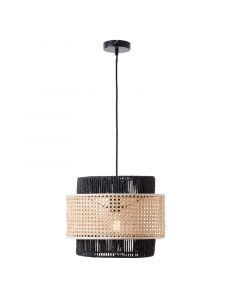 Rattan pendant light beige, Quirien