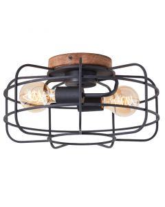 Wood ceiling light black, Taede