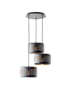 Industrial dining table hanging lamp black, Veronika
