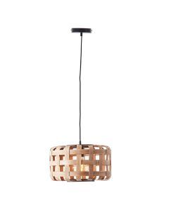 Wood pendant light brown, Virginie