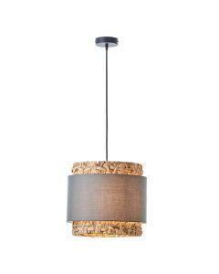 Rustic pendant light grey, Vibeke