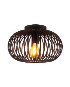Industrial ceiling light black, Curvato