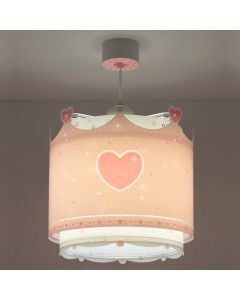 Pink kids pendant light plastic, Queen
