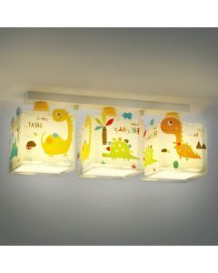 Multicoloured kid's ceiling spotlight plastic, Dino