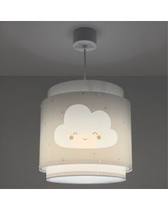 Grey children's pendant light plastic, Dreams
