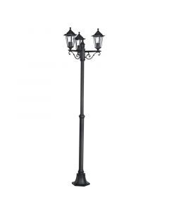 Black classic outdoor light aluminium, Alieke, IP44