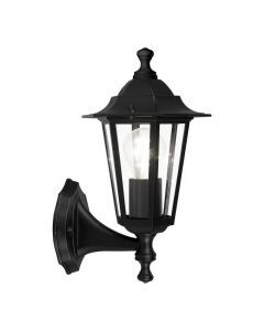 Black classic outdoor light aluminium, Alieke, IP44