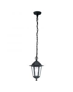 Black classic outdoor light aluminium, Alieke, IP44