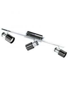 Nickel retro ceiling spotlight steel, Nicolas