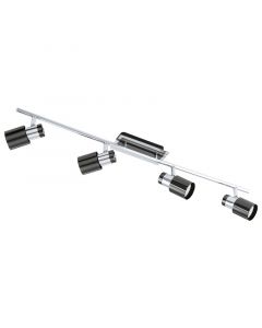 Nickel retro ceiling spotlight steel, Nicolas