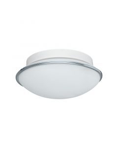 Chrome wall light steel, Nicoletta, IP44