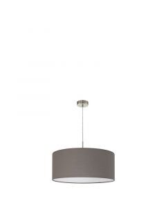 Anthracite modern pendant light fabric, Abano