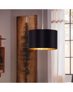 Golden modern pendant light fabric, Terme