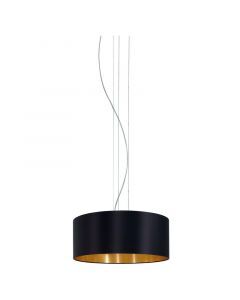 Golden modern pendant light fabric, Terme