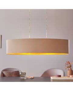 Golden modern pendant light fabric, Terme