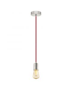 Nickel vintage pendant light metal, Christel