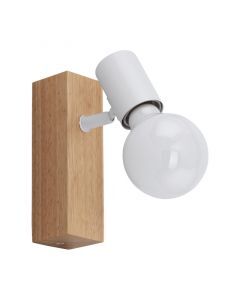 Wood ceiling spotlight brown, Anton