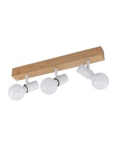Wood ceiling spotlight brown, Anton