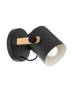 Cream modern wall light steel, Kaspar