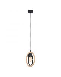 Wooden pendant light, Angeline