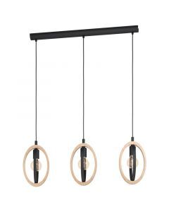 Wooden pendant light, Angeline