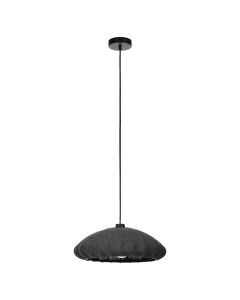 Grey pendant light fabric, Benji