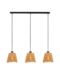 Paper pendant light brown, Jitze