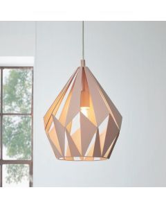 Pink design pendant light metal, Acri