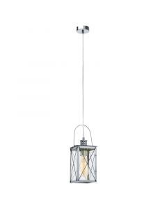 Chrome vintage pendant light metal, Abderrahim