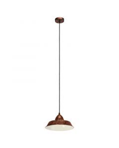 Copper industrial pendant light metal, Acuto