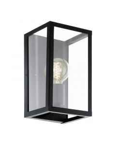 Black industrial wall light steel, Yagmur