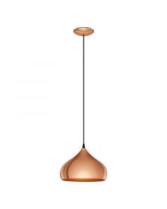 Copper retro pendant light metal, Ancone